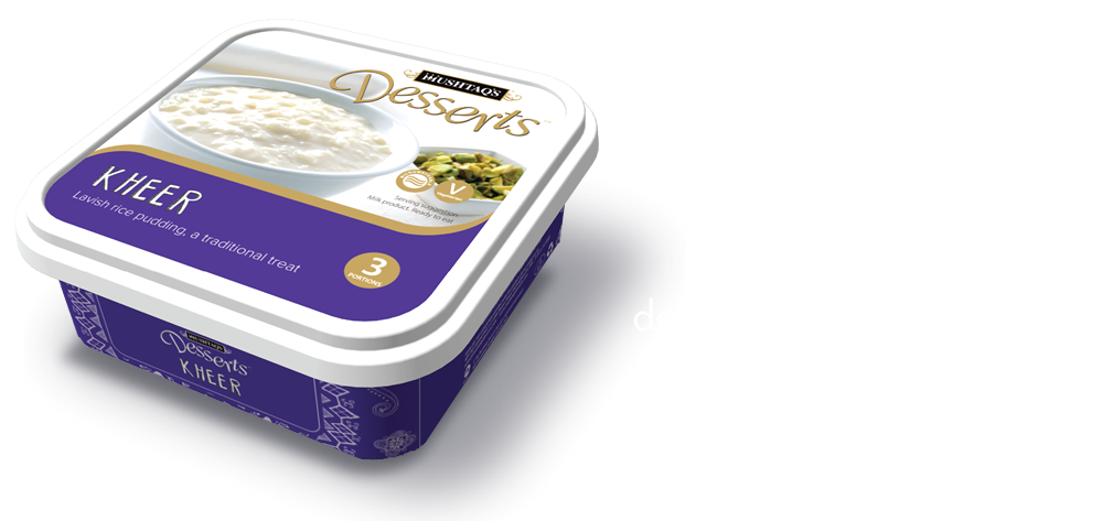 Mushtaqs desserts, Kheer. Lavish, traditional dessert of rice and milk