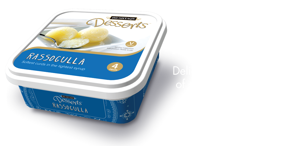 Mushtaqs desserts, Rassogulla. Delicious, eastern dessert of soft curds served in a light syrup.