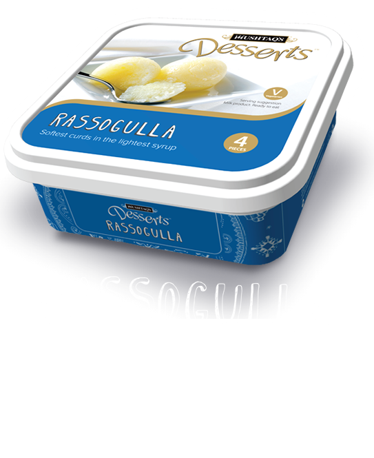 Mushtaqs desserts, Rassogulla. Delicious, eastern dessert of soft curds served in a light syrup.